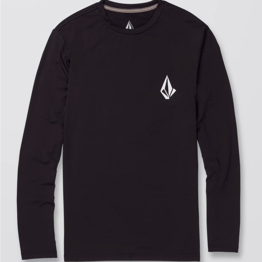 NWT: Volcom Black Long Sleeve Rashguard